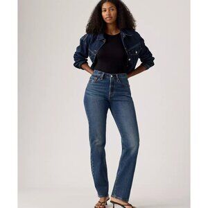 New Levi's 27x30 Women's 501 Curve Jeans Cold Summer Dark Wash